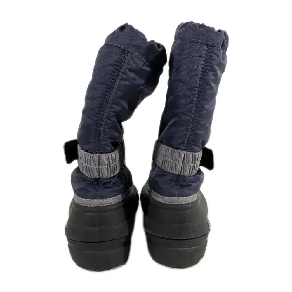 Sorel Insulated Snow Boots Sz 4 Kids Youth NY1810-591 Gray